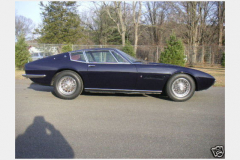 Maserati Ghibli Coupe Blue 1967 Passenger Side View