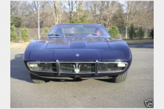 Maserati Ghibli Coupe Blue 1967 Front View