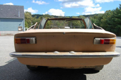 Maserati Mistral Project Car 1967 Rear View