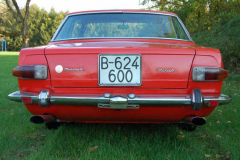 Maserati Mexico Red 1968 Rear View