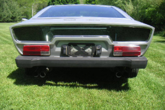 Maserati Khamsin Silver 1977 Rear View