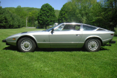 Maserati Khamsin Silver 1977 Driver Side View