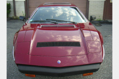 Maserati Merak Burgundy 1980 Front View