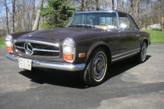 Mercedes Benz 1968 280 Sl 1968 Front View