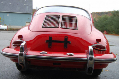 Porsche 356 SC Red 1964 Rear View