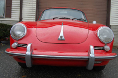 Porsche 356 SC Red 1964 Front View