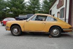 Porsche 911 Coupe Yellow 1965 Driver Side View