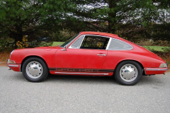 Porsche 912 Coupe Red 1965 Driver Side View