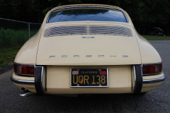 Porsche 912 Coupe Champange Yellow 1967 Rear View