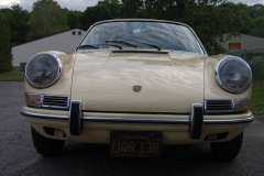 Porsche 912 Coupe Champange Yellow 1967 Front View