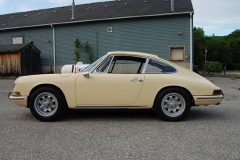 Porsche 912 Coupe Champange Yellow 1967 Drivers Side View