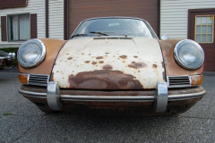 Porsche 912 Coupe Sunroof White 1967 Front View