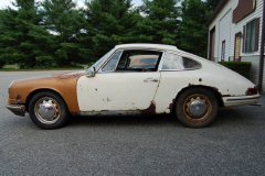 Porsche 912 Coupe Sunroof White 1967 Driver Side View