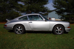 Porsche 911 L Coupe Silver 1968 Passenger Side View