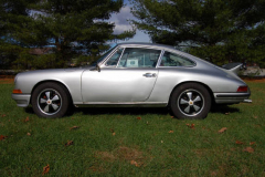 Porsche 911 L Coupe Silver 1968 Driver Side View