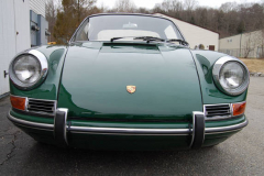 Porsche 911 L Soft Window Targa Green 1968 Front View