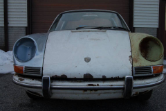 Porsche 911 S Soft Window Targa White 1968 Front View