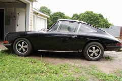 Porsche 912 Coupe Black 1968 Driver Side View