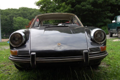 Porsche 912 Coupe Black 1968 Front View