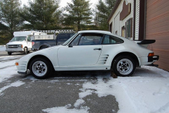 Porsche 911 Coupe Slant Nose V-8 White 1969 Driver Side View