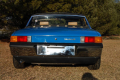 Porsche 914 6 Blue 1970 Rear View