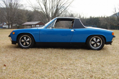 Porsche 914 6 Blue 1970 Driver Side View