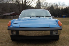 Porsche 914 6 Blue 1970 Front View