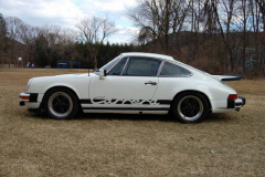 Porsche 911 Carrera White 1975 Driver Side View