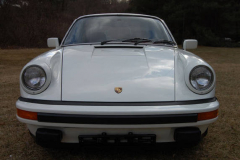 Porsche 911 Carrera White 1975 Front View