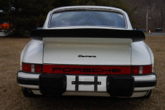 Porsche 911 Carrera White 1975 Rear View