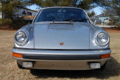 Porsche 911 Coupe Silver 1977 Front View