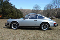 Porsche 911 Coupe Silver 1977 Driver Side View