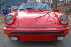 Porsche 911 SC Coupe Red 1982 Front View