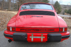 Porsche 911 SC Coupe Red 1982 Rear View