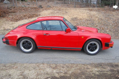 Porsche 911 SC Coupe Red 1982 Passenger Side View