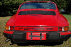 Porsche 911 SC Coupe Red 1982 Rear View