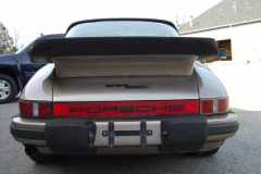 Porsche 911 SC Targa Gold 1982 Rear View