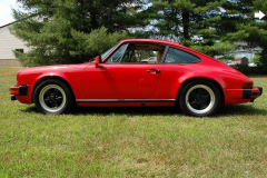 Porsche 911 SC Coupe Red 1983 Driver Side View