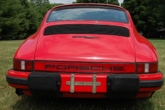 Porsche 911 SC Coupe Red 1983 Rear View