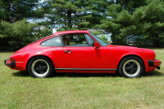 Porsche 911 SC Coupe Red 1983 Passenger Side View