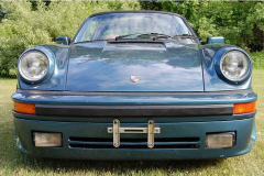 Porsche 911 SC Targa Turbo Blue 1983 Front View