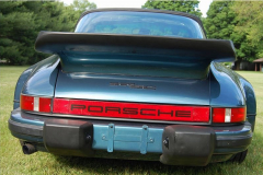 Porsche 911 SC Targa Turbo Blue 1983 Rear View