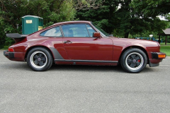 Porsche 911 Carrera Burgundy 1984 Passenger Side View