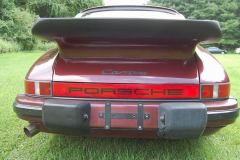 Porsche 911 Carrera Burgundy 1984 Rear View