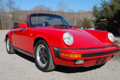 Porsche 911 Carrera Cabriolet Red 1985