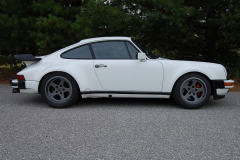 Porsche 911 Turbo White 1986 Passenger Side View