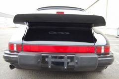 Porsche 911 Coupe Black 1987 Rear View