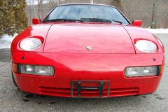 Porsche 928 S4 Red 1987 Front View