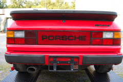 Porsche 944 Red 1987 Rear View