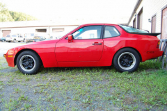 Porsche 944 Red 1987 Driver Side View